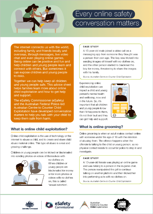 How to help families keep children safe online | eSafety Commissioner